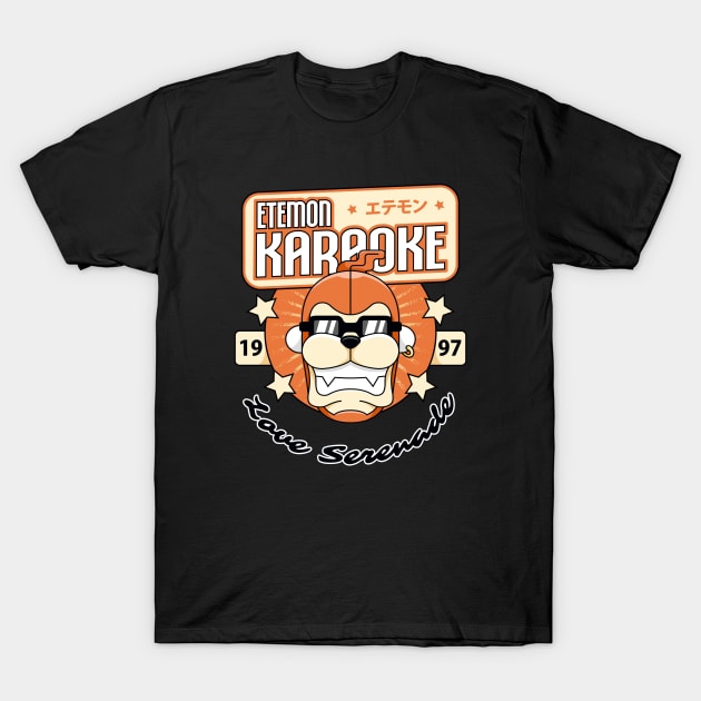 Etemon Karaoke T-Shirt by logozaste